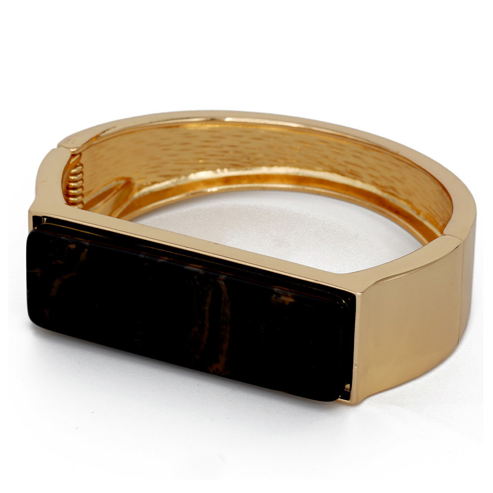 楽天市場】バングル 太め（カラーブラック）（バングル