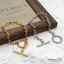 レディースブレスレット アラメ喜平チェーン IPメッキ ステンレス 18k 金メッキ マンテル シルバー ゴールド silver gold 荒目 喜平 オリジナル ハンドメイド 金属アレルギー対応