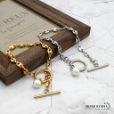 レディースブレスレット アンカーチェーン パール ステンレス IPメッキ 18k 金メッキ マンテル シルバー ゴールド silver gold ハンドメイド オリジナル 金属アレルギー対応