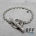 BFF ブランド ハワイアン マンテル ブレスレット 幅5mm メンズ レディース シルバー925 チェーンブレスレット 重厚感 太め 金属アレルギー対応 専用...