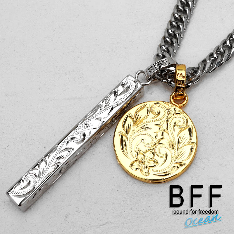 10%OFFݥо졪 BFF ֥  ƥåͥå쥹 ֥ʿ 6̥å ץꥢ ޥ  ƥ쥹 С 俧  18 K18 GP gold ⿧ Ħ Ħ BOX°