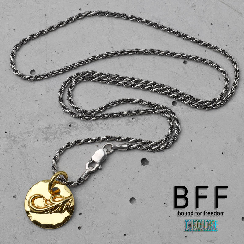 ＼土日限定！10％OFFクーポン有！／ BFF ブランド イーグルメタルネックレス ゴールド 18K GP gold 金色 ネイティブ インディアンジュエリー シルバー925 シルバーチェーン 金属アレルギー対応 専用BOX付属 父の日