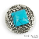 スクエア ターコイズ 唐草 コンチョ 飾りボタン ねじ式 財布 ウォレット スマホケース レザー Tシャツ ハンドメイド カスタム パーツ 父の日