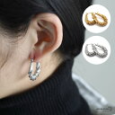 \スーパーSALE半額 2,750円→1,375円/フープピアス 太め ステンレス レディース ピアス イヤリング ゴールド シルバー gold 2点セット ス...