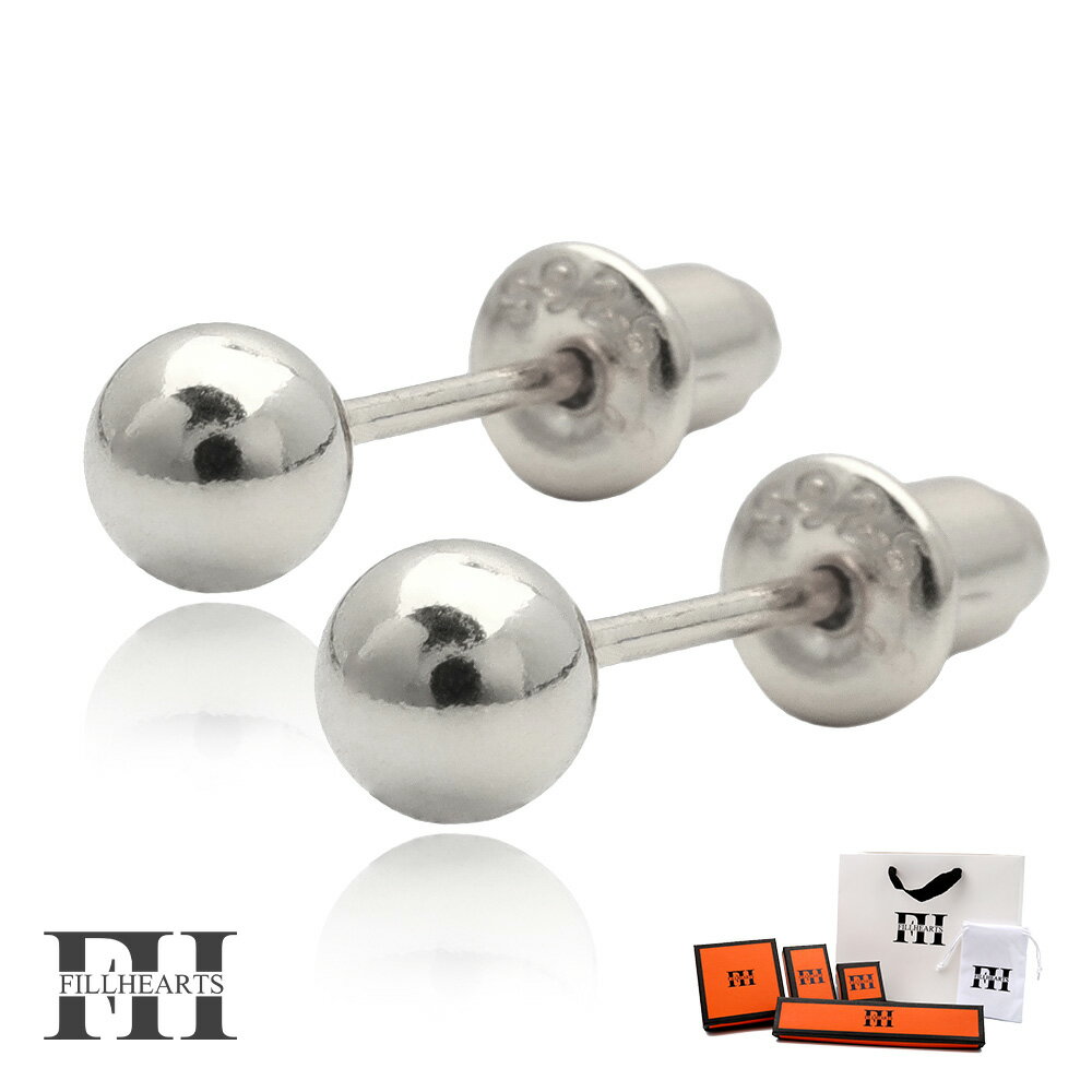 FILL HEARTS ピアス レディース 女性 大人 シルバー アクセサリー ジュエリー Orb オーブ ボール 丸玉 球 金属アレルギー対応 シルバー925...