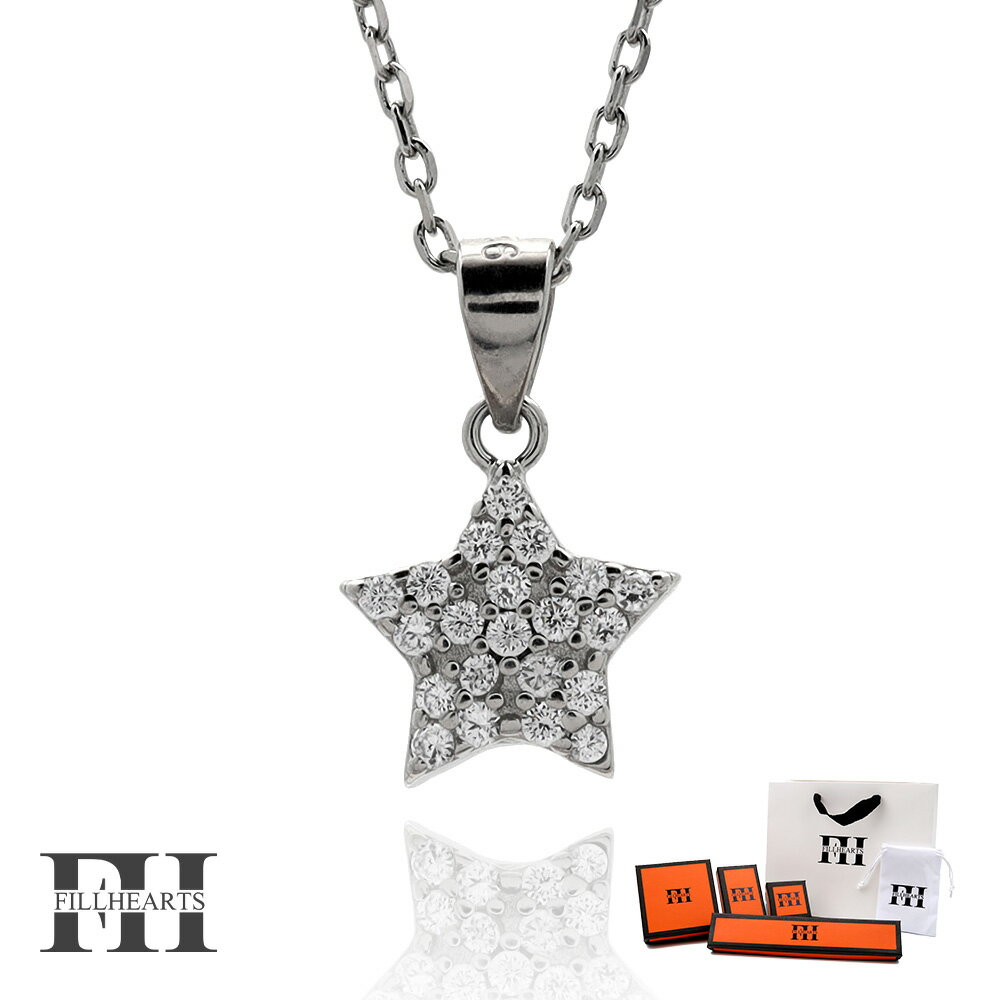 FILL HEARTS ネックレス レディース 女性 大人 シルバー アクセサリー Starlight スター スターライト 星 ジルコニア 金属アレルギー対応...