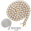 \期間限定10%OFF/ ブリンブリン 幅8mm テニス チェーン ネックレス CZ 爪留め AAA ジュエリー 宝石 18金 メッキ ゴールド 18K bring 専用BOX付属