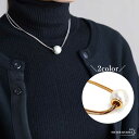 楽天シルバーアクセサリーSILVERKYASYA【5/7 10時まで！期間限定10％OFF 2,420円→2,178円】 ステンレス 一粒パールネックレス ダブルチェーンネックレス 2連チェーン ゴールド 18KGP シルバー 2色 スネークチェーン 大ぶり 真珠 映える プチプラ お洒落 人気 トレンド 流行り 金属アレルギー対応 母の日