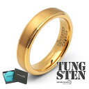 \スーパーSALE 10%OFF 3,300円→2,970円 /タングステン 平打リング 指輪 メンズ ゴールド 金 つや消し マット 金属アレルギー対応 専用...