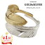 【楽天1位】シルバー925 真鍮 ダブルフェザーリング ゴールド シルバー 羽根 ネイティブアクセ人気商品