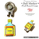 ゴルフマーカー マグネット 磁石 ハットクリップ キャップクリップ 付 ボールマーカー グリーンマーカー テキーラ 酒 tequila 新品 送料無料 GMA0...