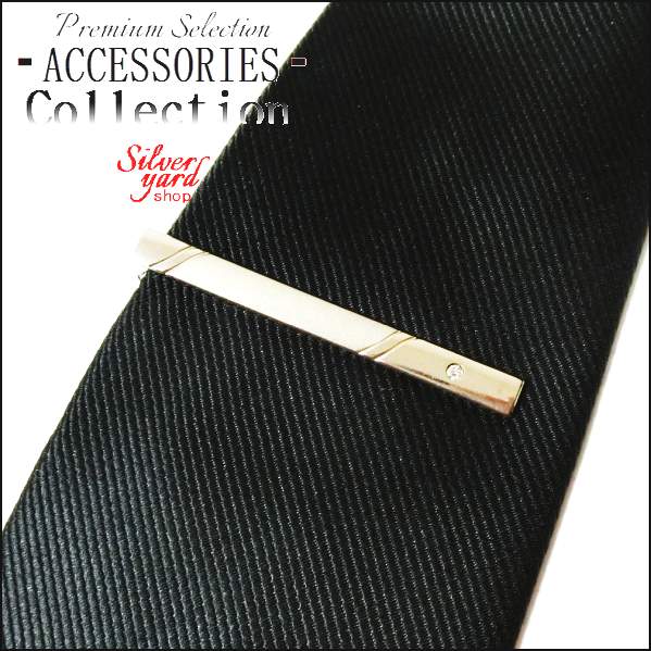 ネクタイピン タイピン タイバー マネークリップ メンズ レディース シルバー 銀 ジルコニア チェーン付き おしゃれ 新品 送料無料 男 女 当日発送 収納ポーチ付き NP586