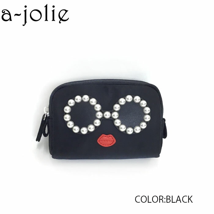 a-jolie アジョリー パールサングラスちゃん ミニポーチ アパレル ファッション バッグ ポーチ
