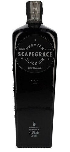 SCAPEGRACE Black Premium Dry Gin スケープグレース ブラック プレミアム・ドライ・ジン 700ml 　1本　ニュージーランド産　41.6度