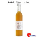 楽天嶋崎屋岡村木内梅酒　500ml　6本　木内酒造　茨城県　国産梅酒