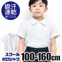 【送料無料】スクール ポロシャツ 半袖 綿100% 男の子 制服 学生服 体操服 かのこ 無地 白 ホワイト 男児 男子 子供 キッズ ジュニア 100cm 110cm 120cm 130cm 140cm 150cm 160cm 半袖シャツ 保育園 幼稚園 小学生 高学年 スクール ウェア フォーマル 鹿の子 冠婚葬祭