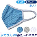 【2点以上で送料無料】 冷た〜いマスク マスク 冷感 洗える 夏用 夏 ひんやり 涼しい 立体 立体型 濡らす 濡らして 接触冷感 対策 子供 子ども こども ...