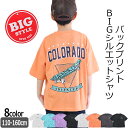 【 在庫限り★ 】【送料無料】SHISKY シスキー 半袖 Tシャツ キッズ 半袖tシャツ バックプリント ティーシャツ 大きめ ゆったり おしゃれ ジュニア かっこいい 男の子 子供服 トップス 110cm 120cm 130cm 140cm 春 夏 保育園 幼稚園 小学生 男児 男子 白 黒 ブラック