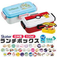 2024年度 新柄 SKATER スケーター 食洗器対応 ふわっと弁当箱 530ml お弁当箱 女子 1段 弁当箱 子供 小学生 スケーター 蓋 パッキン レンジ対応 おしゃれ 男の子 女の子 女子 高校生 女性 レディース キャラ弁 デコ弁