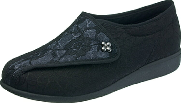 ASAHI アサヒシューズ KHS L011 BK/BK 24 KS20545 BLK | 24cm コンフォートシューズ シューズ 靴 スニーカー 快歩主義 リハビリ 散歩 ウォーキング 負担軽減 軽量 ストレッチ フィット オールシーズン レディース 女性 婦人靴