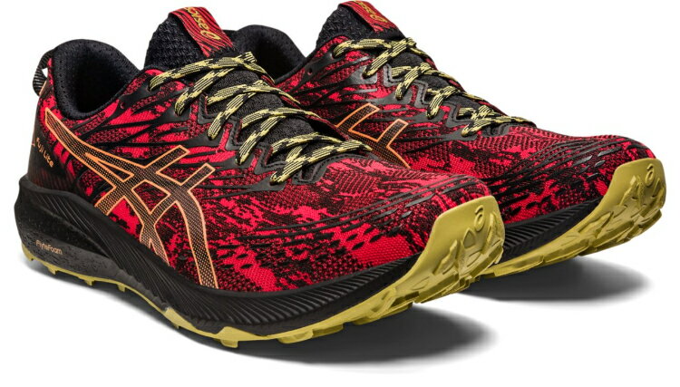 asics アシックス Fuji Lite 3 ELECTRIC RED/BLACK 28 1011B467 600 | スポーツ スポーツ用品 グッズ ツール 雑貨 靴 シューズ 28センチ 男性用 メンズ クッション性 トレイルシューズ 赤 レッド 黒 ブラック