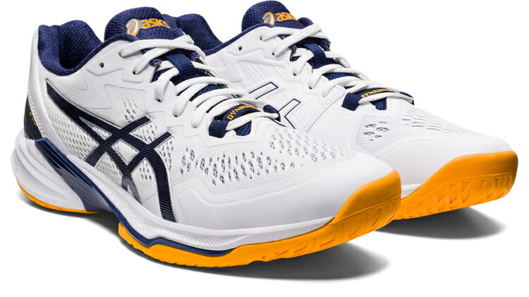asics アシックス SKY ELITE FF 2 WHITE/DEEP OCEAN 29 1051A064 103 | スポーツ スポーツ用品 グッズ ツール 雑貨 靴 シューズ 29センチ 男性用 メンズ バレーボール 反発性 ジャンプ 白 ホワイト ブルー