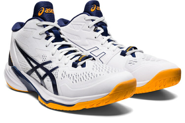 asics アシックス SKY ELITE FF MT 2 WHITE/DEEP OCEAN 29 1051A065 103 | スポーツ スポーツ用品 グッズ ツール 雑貨 靴 シューズ 29センチ 男性用 メンズ バレーボール 反発性 ジャンプ 白 ホワイト ブルー
