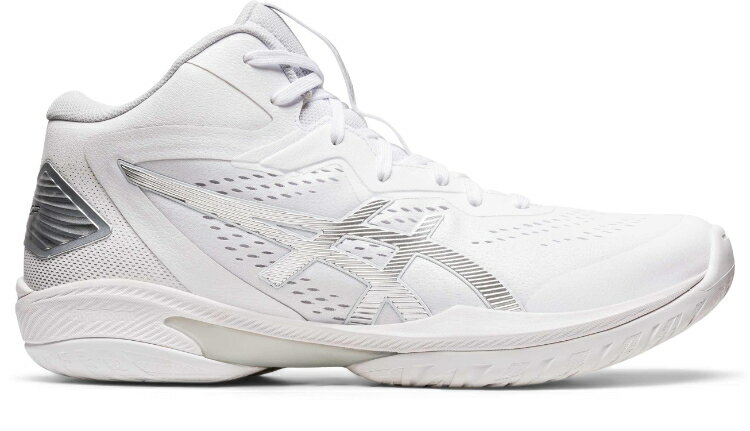 asics アシックス GELHOOP V15 WHITE/PURE SILVER 24 1063A062 100 | スポーツ スポーツ用品 グッズ ツール 雑貨 靴 シューズ 24センチ メンズ レディース バスケットボール 軽量性 黒 ブラック 銀 シルバー