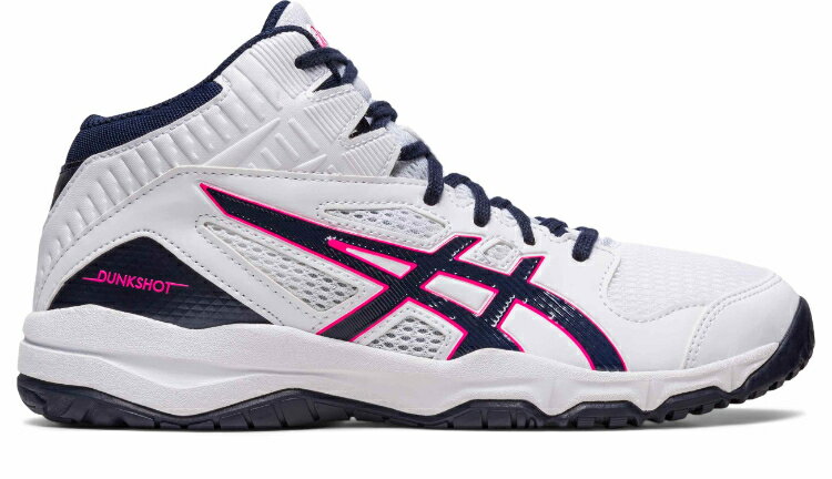 asics アシックス DUNKSHOT MB 9 WHITE/MIDNIGHT 23 1064A006 108 | スポーツ スポーツ用品 グッズ ツール 雑貨 靴 シューズ 23センチ キッズ 子ども 子供 バスケットボール コンフォート 個性 白 ホワイト