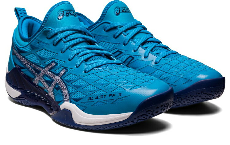 asics アシックス BLAST FF 3 ISLAND BLUE/INDIGO BLUE 26 1073A052 400 | スポーツ スポーツ用品 グッズ ツール 雑貨 靴 シューズ 26センチ レディース メンズ ハンドボール 安定性 スタビリティモデル 青 ブルー