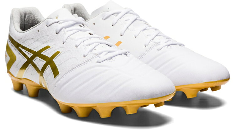 asics アシックス DS LIGHT CLUB＋ WHITE/RICH GOLD 24 1103A073 122 | スポーツ スポーツ用品 グッズ ツール 雑貨 靴 シューズ 24センチ メンズ レディース サッカー フットボール 耐久性 白 ホワイト ゴールド