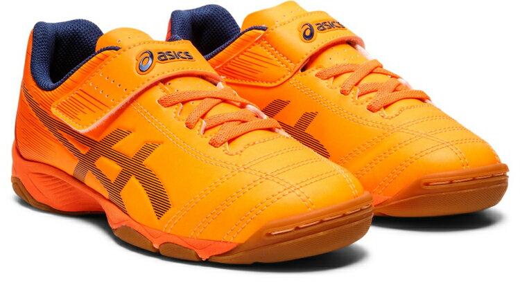 asics アシックス JUNIOLE 6 IN SHOCKING ORANGE/DEEP OCEAN 21.5 1104A044 805 | スポーツ スポーツ用品 グッズ ツール 雑貨 靴 シューズ 21.5センチ キッズ 子ども ジュニア サッカー 初心者 橙 オレンジ 青 オーシャン