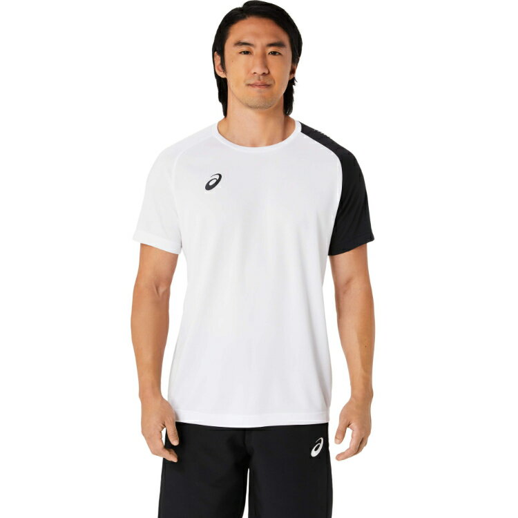 asics アシックス TEAM C DRY SS TOP Re ブリリアントホワイト 3XL 2031D931 100 | スポーツ メンズ 3XL ホワイト 白 服 衣類 衣料品ウェア ウエア シャツ Tシャツ 半袖 ドライ半袖シャツ 吸汗速乾 吸水速乾素材 ポリエステル