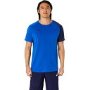 asics アシックス TEAM C DRY SS TOP Re アシックスブルー XS 2031D931 401 | スポーツ メンズ XS ブルー 青 服 衣類 衣料品ウェア ウエア シャツ Tシャツ 半袖 ドライ半袖シャツ 吸汗速乾 吸水速乾素材 ポリエステル