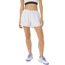 asics アシックス WOMEN COURT SHORT ブリリアントホワイト L 2042A267 100 | スポーツ用品 スポーツ グッズ ツール アクセサリー 雑貨 小物 使いやすい テニス 衣類 レディース 女性用 L インナー ボトムス 速乾性 白 ホワイト