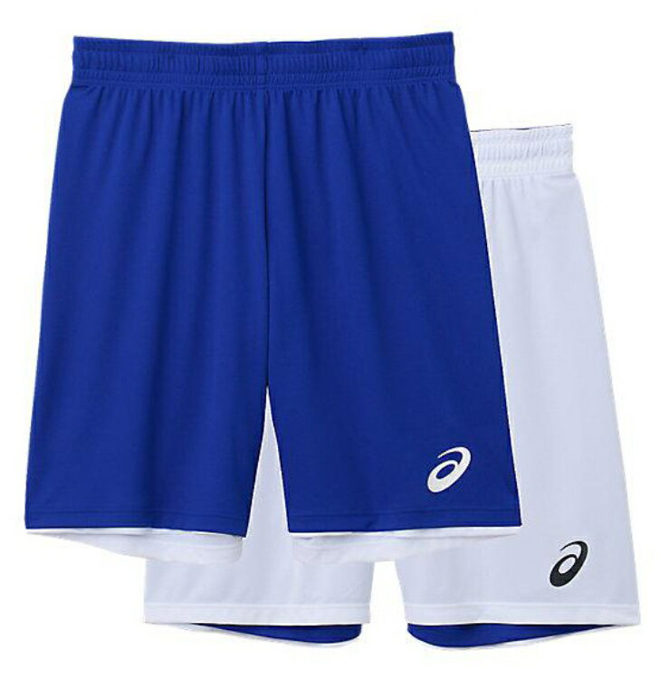 asics アシックス REVERSIBLESHORTS アシックスブルー 2XL 2063A205 403 | スポーツ スポーツウェア バスケットボール リバーシブルパンツ ゲームパンツ 半ズボン ハーフパンツ 吸汗速乾 ユニセックス キッズ スポーツ用品 グッズ ベーシック