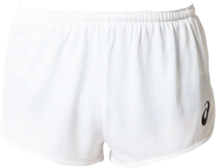 asics アシックス RUNNING SHORT WHITE S 2091A126 100 | スポーツ スポーツウェア 陸上競技 ランニングパンツ ショートパンツ ランパン ズボン ボトムス メンズ M’S スポーツ用品 ワンポイント ロゴ