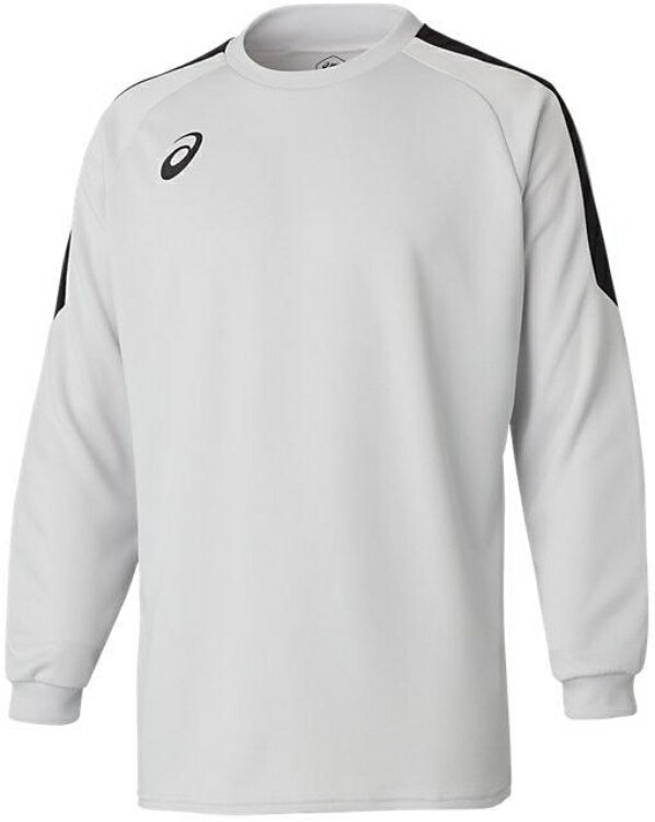 asics アシックス 09 GK GAME SHIRT ソフトグレー XL 2101A039 20 | スポーツ スポーツウェア サッカー ゴールキーパーシャツ GK シャツ ロンT トップス 吸汗速乾 快適 メンズ スポーツ用品 レーニング 部活 練習 ロゴ ワンポイント