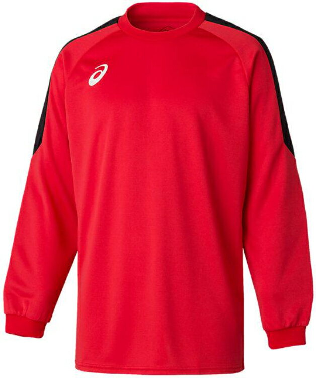 asics アシックス 09 GK GAME SHIRT クラシックレッド S 2101A039 600 | スポーツ スポーツウェア サッカー ゴールキーパーシャツ GK シャツ ロンT トップス 吸汗速乾 快適 メンズ スポーツ用品 レーニング 部活 練習 ロゴ ワンポイント 1