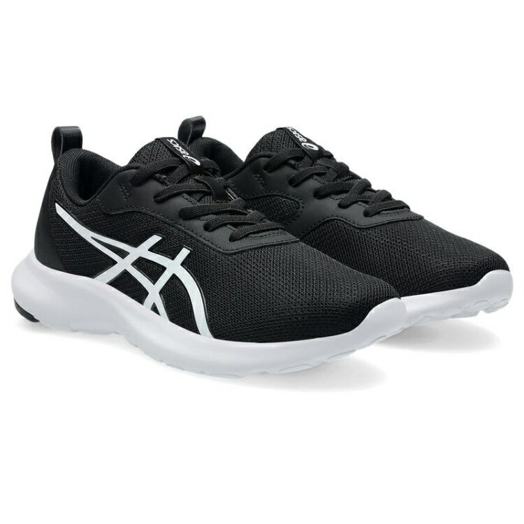 乐天商城 - asics アシックス商事 LAZERBEAM ブラック/ホワイト 21 1154A197 1 | スポーツ用品 ファッション スニーカー シューズ 靴 ランニングシューズ ジョギングシューズ 子供 子ども ボーイズ ガールズ 運動靴 スポーツ 運動 普段使い 通学 通気性 洗える サポート
