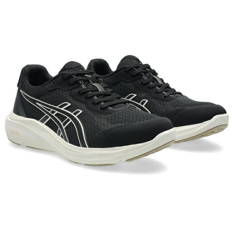 乐天商城 - asics アシックス商事 GEL-FUNWALKER W078 ブラックxオフホワイト 23 1292A078 1 | スポーツ用品 ファッション スニーカー シューズ 靴 くつ 軽量 軽い シンプル 運動靴 スポーツ 運動 普段使い お出かけ 通勤 カジュアル 通気性 安定性 クッション性 ウォーキング