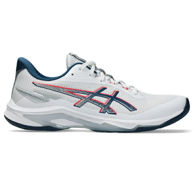 asics アシックス NETBURNER BALLISTIC FF 4 WHITE/MAKO 26 1053A070 101 | スポーツ用品 バレーボール用品 ファッション スニーカー シューズ 靴 バレーシューズ 運動靴 ひも靴 スポーツ バレーボール 部活 運動 クッション性 軽量 快適 ユニセックス