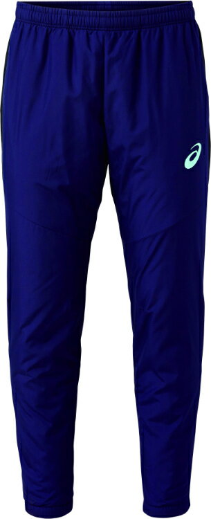 asics アシックス WARMER PANTS ピーコート S 2101A148 400 | スポーツ スポーツウェア サッカー フットサル マルチ ウォーマーパンツ ズボン 長ズボン ジャージ メンズ 裏起毛 中わた スポーツ用品 部活 練習 ロゴ ワンポイント