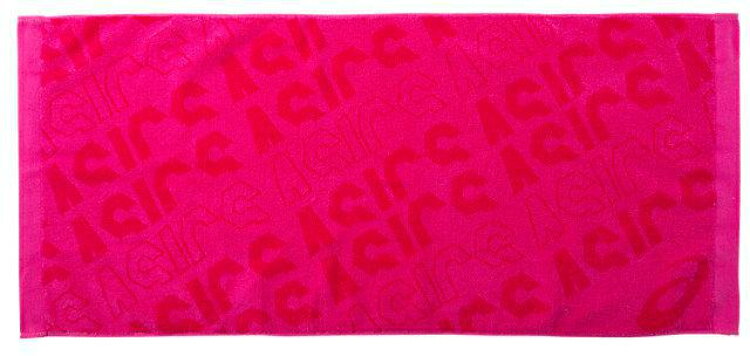 asics アシックス JACQUARD FACE TOWEL ブライトローズ OS 3033A19 ...