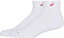 asics アシックス GRIP SOCKS13 ブリリアントホワイトXクラシックレッド L 3053A128 101 | スポーツ用品 スポーツ グッズ ツール アクセサリー 雑貨 小物 使いやすい 定番 ファッション小物 バレーボール L 白 ホワイト 靴下 くつ下 ソックス