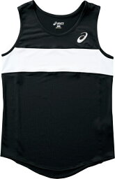 asics アシックス SINGLET ブラツク 140 XT2035 90 | スポーツ レディース スポーツウェア ウエア 陸上 陸上競技 ランニング ランニングウェア ランニングシャツ ブラック 黒 140 汗処理機能 通気性 薄手 フィット ポリエステル