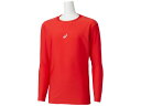 asics アシックス 19 JR.UNDER SHIRTS LS レッド 160 2124A051 600 | スポーツ 運動 衣類 衣料品 服 ウエア ウェア 子供 キッズ ジュニア 野球 ベースボール インナー アンダーシャツ 長袖 ロングスリーブ 丸首 フィット感 練習 部活 快適 トレーニング 機能性 160