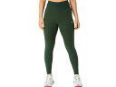 asics アシックス WINTER RUN TIGHT レインフォレスト S 2012C857 300 | スポーツウェア スポーツ 衣類 服 ウエア ウェア 女性 レディース インナー タイツ ボトムス 防風 保温 吸汗 速乾 ポケット 万能 ランニングウェア ランニング 練習 機能性 S グリーン