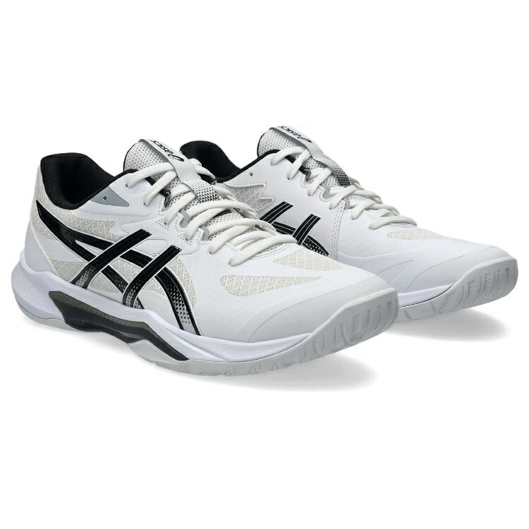 asics アシックス GEL-TACTIC 13 WHITE/BLACK 23 1073A079 100 | 靴 くつ シューズ...