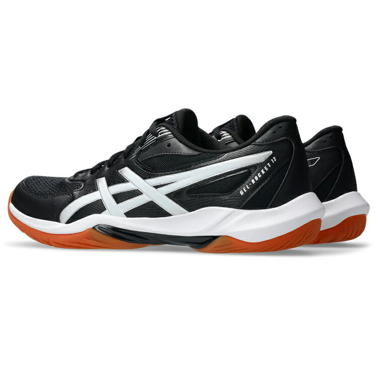 asics アシックス GEL-ROCKET 12 BLACK/WHITE 24.5 1073A080 1 | 靴 くつ シューズ...